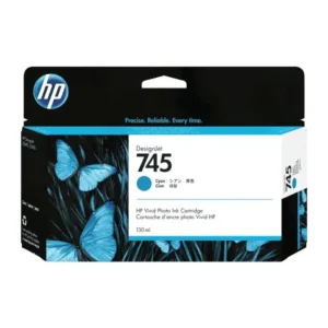 HP #745 130ML CYAN INK CARTRIDGE FOR DESIGNJET Z2600 AND Z5600