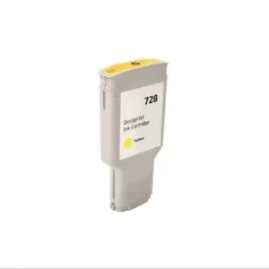 HP #728 YELLOW INK CARTRIDGE FOR T7 830 ( 300ML )