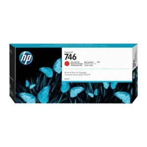HP #746 CHROMATIC RED INK CARTRIDGE 300ML FOR DESIGNJET Z6 AND Z9 SERIES