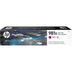 HP # 981X Magenta Original PageWide Cartridge – MFP586/Color 556 series/E58650
