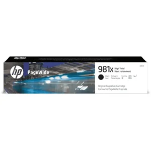 HP # 981X Black Original PageWide Cartridge – MFP586/Color 556 series/E58650