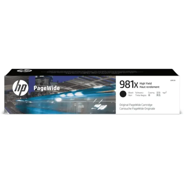 HP # 981X Black Original PageWide Cartridge - MFP586/Color 556 series/E58650