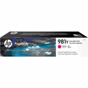 HP # 981Y High Yield Magenta Original PageWide Cartridge – MFP586/Color 556 seriesE58650
