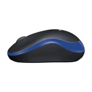 LOGITECH WIRELESS MOUSE BLACK AND BLUE OPTICAL