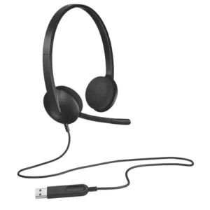 LOGITECH® H340 USB COMPUTER HEADSET – BLACK – USB – N/A – EMEA – LANG SET 937