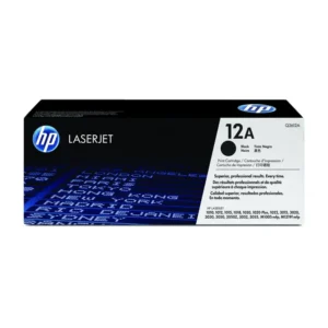 HP # 12A LASERJET BLACK PRINT CARTRIDGE HP 1010/1012/1015/1018/1020/ 1022/3015/3020/3030/3050/3052/3055 .