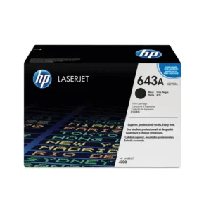 HP # 643A COLOR LASERJET 4700 BLACK PRINT CARTRIDGE.