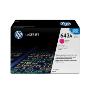 HP # 643A COLOR LASERJET 4700 MAGENTA PRINT CARTRIDGE.