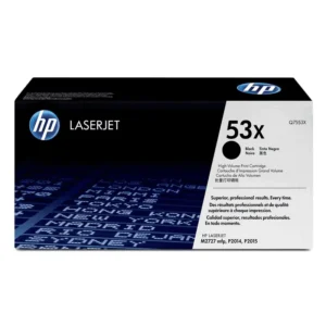 HP # 53X LASERJET P2015 BLACK PRINT HIGH YIELD CARTRIDGE.