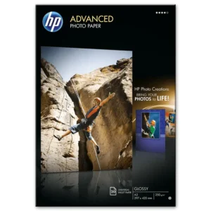 HP ADVANCED GLOSSY PHOTO PAPER 250 G/M² -25 SHT/10 X 15 CM BORDERLESS