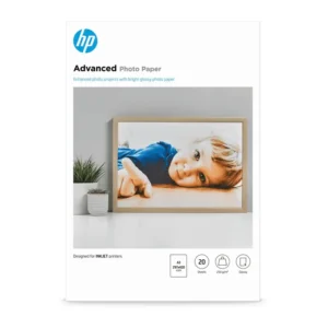 HP ADVANCED GLOSS PHOTO PAPER 20 SHEETS CONTAINS 20 SHEETS OF HP ADVANCED  GLOSSY PHOTO PAPER IN 250 G/M  A3/297X420 MM SIZE