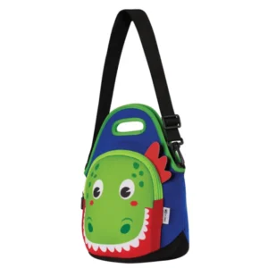 QUEST NEOPRENE LUNCH BAG DINO BLUE/GREEN