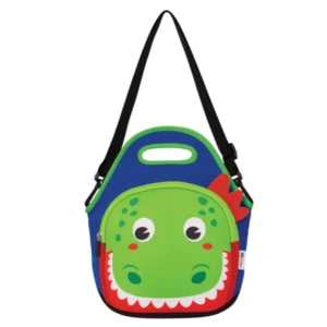 QUEST NEOPRENE LUNCH BAG DINO BLUE/GREEN