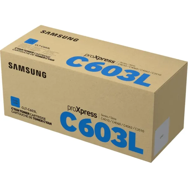 Samsung CLT-C603L High Yield Cyan Toner Cartridge