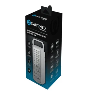 SWITCHED RECHARGEABLE EMERGENCY LANTERN WITH POWER BANK 800 LUMEN – WHITE