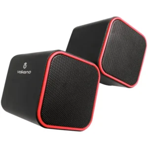VOLKANO DIAMOND SERIES USB POWERED SPEAKERS RED