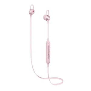 VOLKANO RUSH 2.0 SERIES BLUETOOTH EARPHONES PINK WITH MIC AND CARRY CASE