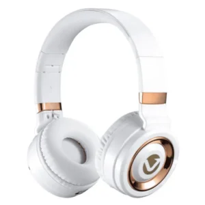 VOLKANO LUNAR SERIES BLUETOOTH HEADPHONES WHITE AND ROSE GOLD