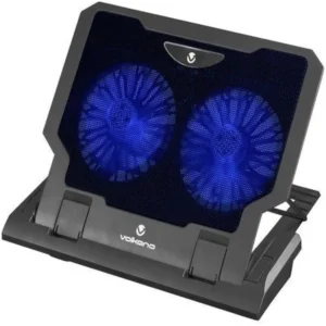 VOLKANO GLACIER SERIES UPRIGHT NOTEBOOK COOLING STAND WITH DUAL FANS