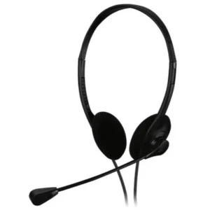 VOLKANO CHAT 2 STEREO HEADSET WITH MICROPHONE 3.5MM 1.8M CABLE