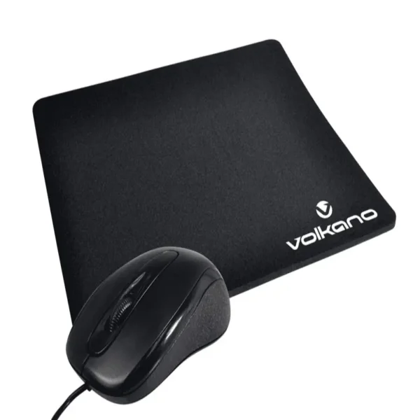 VOLKANO SLICK SERIES WIRED USB MOUSE WITH MOUSEPAD COMBO