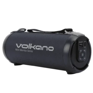 VOLKANO MINI MAMBA SERIES BLUETOOTH SPEAKER BLUE USB AND AUX INPUT FM RADIO SD CARD INPUT 1 YEAR WARRANTY