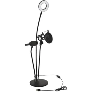 VOLKANO INSTA SERIES RING LIGHT DESK STAND VLOGGING KIT