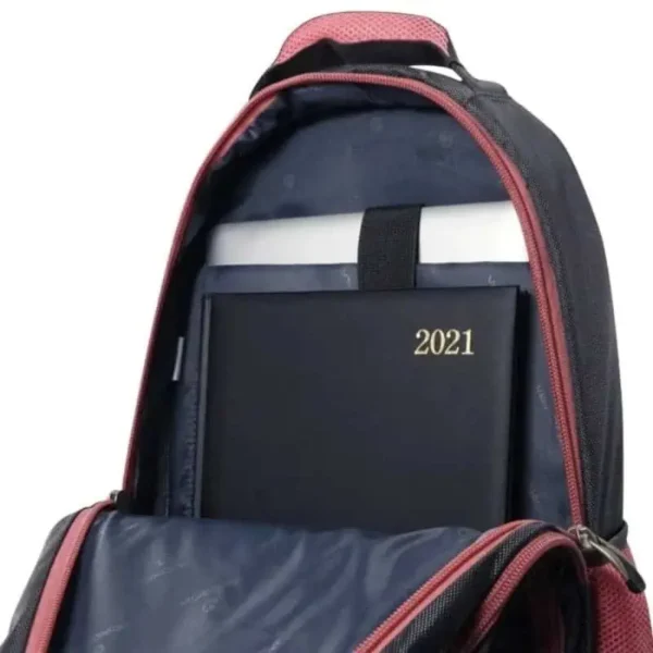 VOLKANO ORTHOPAEDIC BACKPACK 27L - DARK GREY/PINK - Image 6