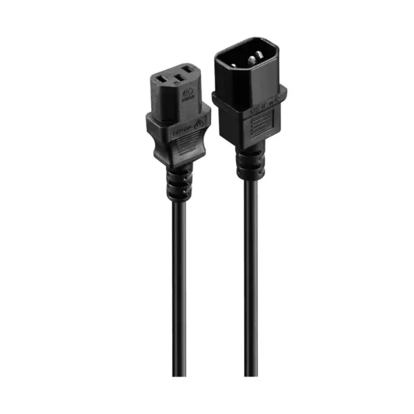 VOLKANO PRESTO SERIES POWER CABLE 3 PIN IEC EXTENSION 1.8M 10A - BLACK - Image 2