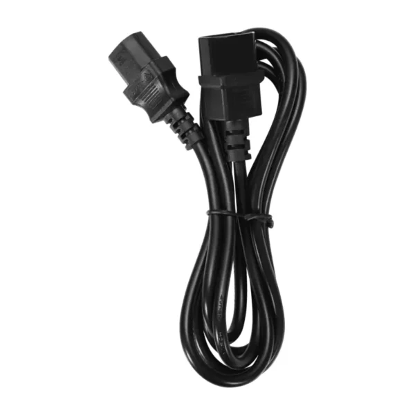 VOLKANO PRESTO SERIES POWER CABLE 3 PIN IEC EXTENSION 1.8M 10A - BLACK
