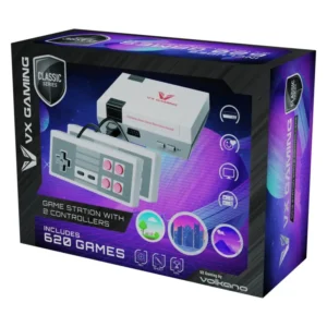 VOLKANO VX GAMING CLASSIC SERIES GAME STATION WITH 2 CONTROLLERS