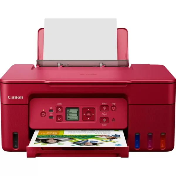 CANON PIXMA G3470 RED 3 IN 1 WIFI 1.3"" LCD - CONTINUOUS INK SUPPLY SYSTEM