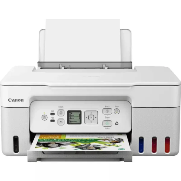 CANON G3470 WHITE 3 IN 1 WIFI 1.3"" LCD - CONTINUOUS INK SUPPLY SYSTEM