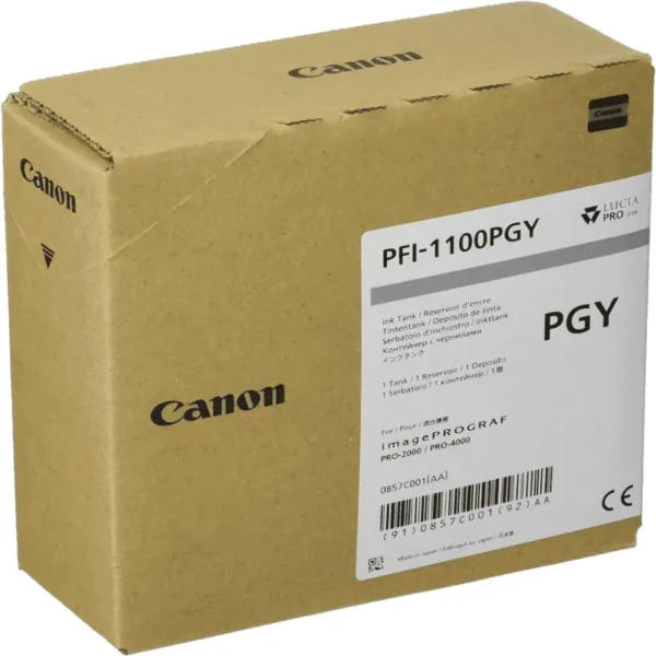 CANON PFI-1100 INK TANK PHOTO GREY PRINTER PRO - 2000 EUR