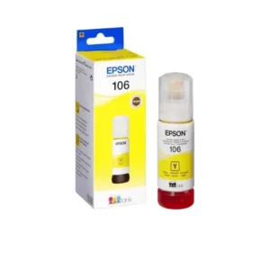 EPSON 106 ECOTANK YELLOW BLACK INK BOTTLE SINGLEPACK