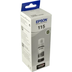 EPSON 115 ECOTANK GREY INK BOTLE  CONSUMABLES: INK CARTRIDGES 115 INK BOTTLE 1 X 700 ML GREY