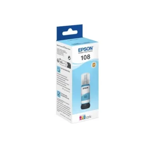 EPSON 108 ECOTANK LIGHT CYAN INK BOTTLE