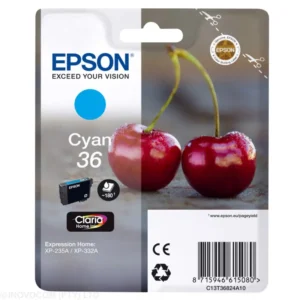 EPSON SINGLEPACK CYAN 36 CLARIA HOME INK