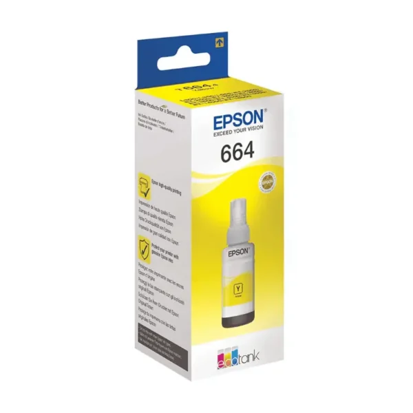 EPSON T6644 YELLOW INK BOTTLE 70ML FOR L110 L300 L210 L355 L550