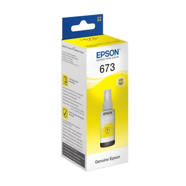 EPSON T6734 YELLOW INK BOTTLE 70ML FOR L800