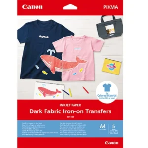 CANON DF-101 LIGHT FABRIC IRON ON TRANSFER A4 – 5 SHEETS