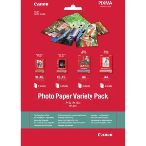 CANON PVP 201 PRO VARIETY PACK A4 5 SHEETS PRO PLATINUM 5 SHEETS PRO LUSTER 5 SHEETS PRO PREMIUM MATTE